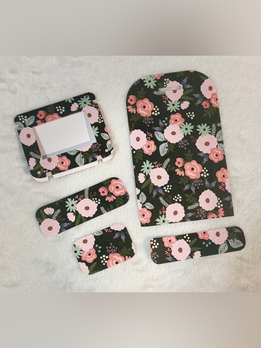 Hand Crafted Floral Scrapbook, Junk Journaling or Stationery Set
